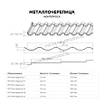 Металлочерепица МЕТАЛЛ ПРОФИЛЬ Монтерроса-S NormanMP (ПЭ-01-5005-0.5)